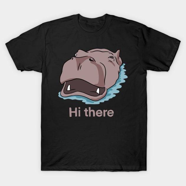 Hippopotamus - Cute Hippo T-Shirt by isstgeschichte